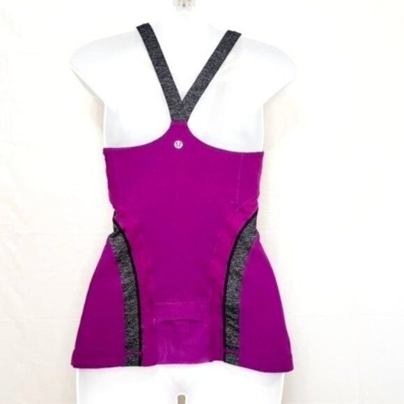 lululemon athletica Tops - Lululemon Purple Cross Back Tank
